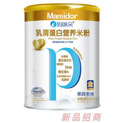 媽咪朵果蔬多維核桃紅棗活性益生元護暢雙歧因子鐵鋅鈣乳清蛋白營養米粉罐裝