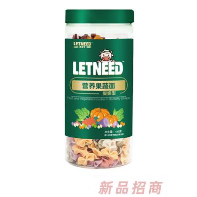 萊萊牛營養果蔬面蝴蝶型卡通顆粒面多種造型兒童輔食