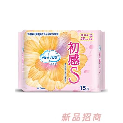 Ai+100初感S衛生巾日用15片