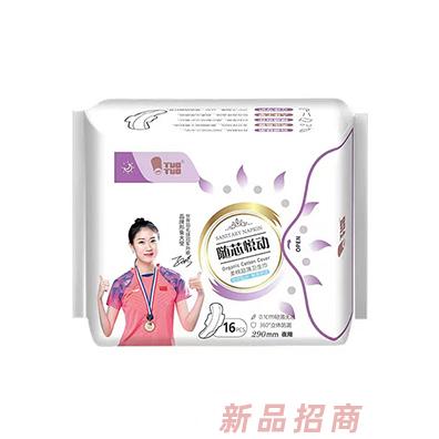 TUOTUO隨芯悅動柔棉超薄衛生巾16片290mm夜用