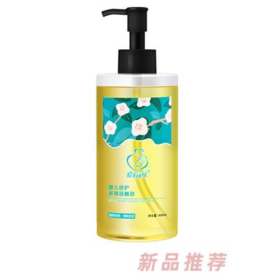 愛無可及嬰兒倍護多效撫觸油400ml優(yōu)選山茶籽油油橄欖果油萃取精華