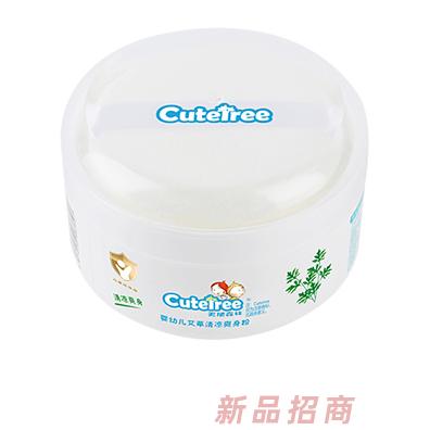 天使森林嬰幼兒艾草清涼爽身粉