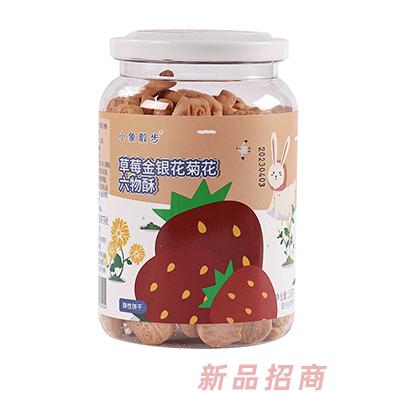 小象散步六物酥-草莓金銀花菊花
