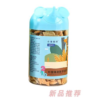 小象散步葉酸果蔬餅干-數字形