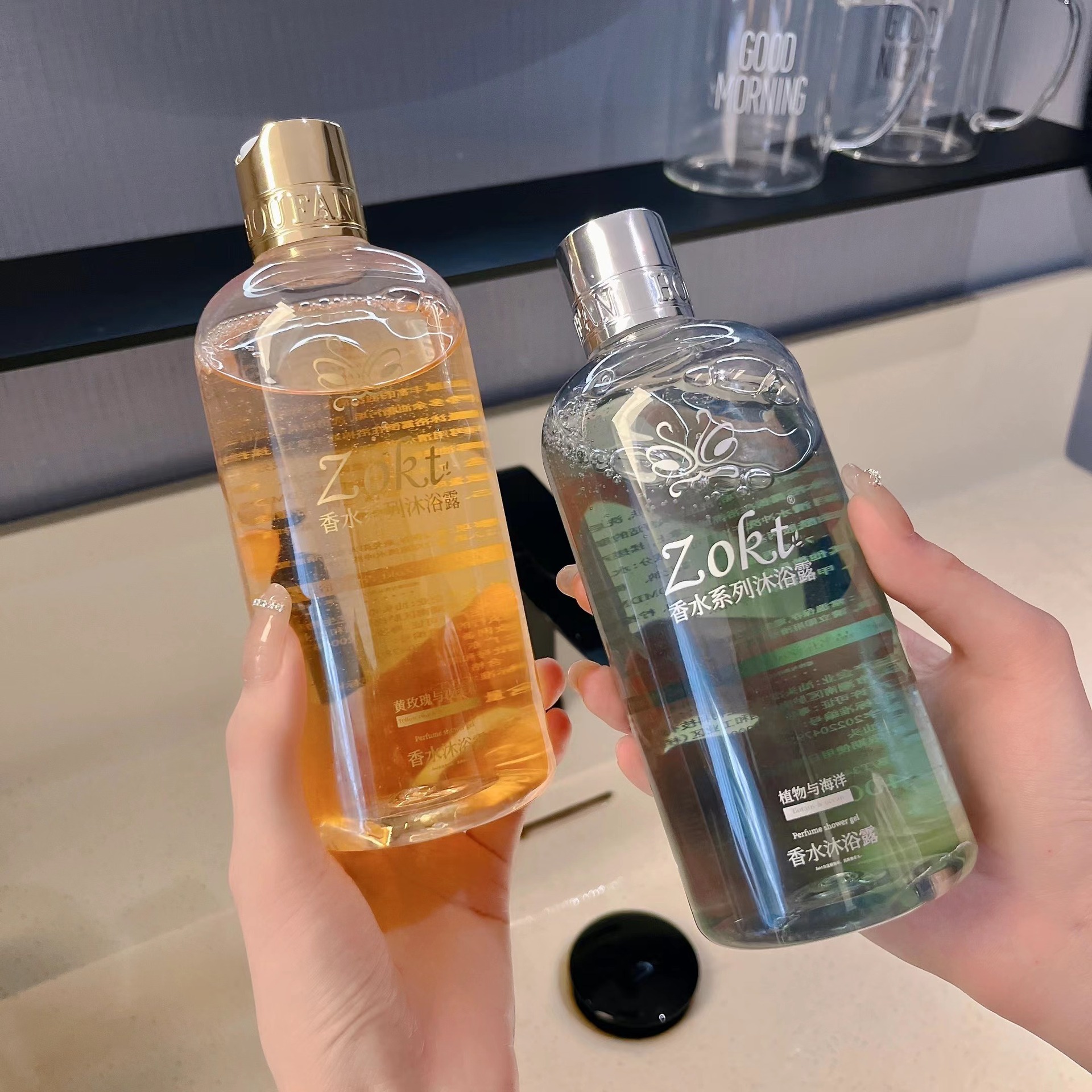 Zokt香水沐浴露滋潤補水保濕持久留香保濕沐浴液沐浴露批發廠家OEM代加工