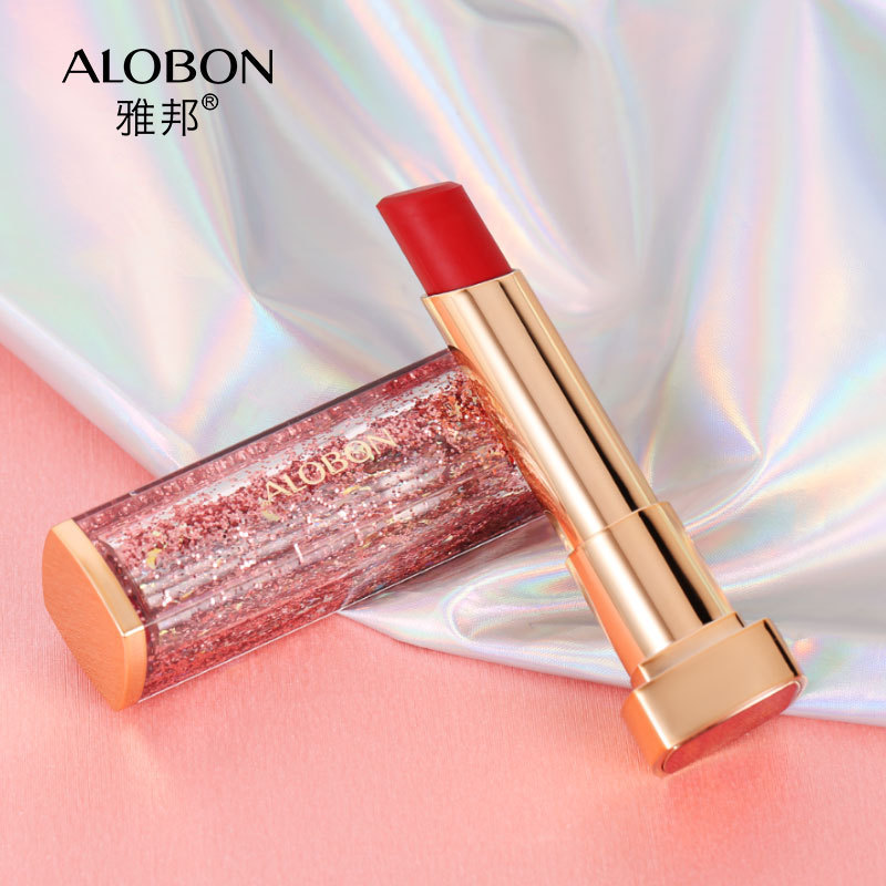 AloBon 雅邦 怦然星動(dòng)口紅 不沾杯滋潤(rùn)修容國貨彩妝正品唇膏批發(fā)OEM代加工