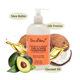 跨境英文Coconut Oil Hair Shampoo廠家批發修復補水護發素OEM代加工