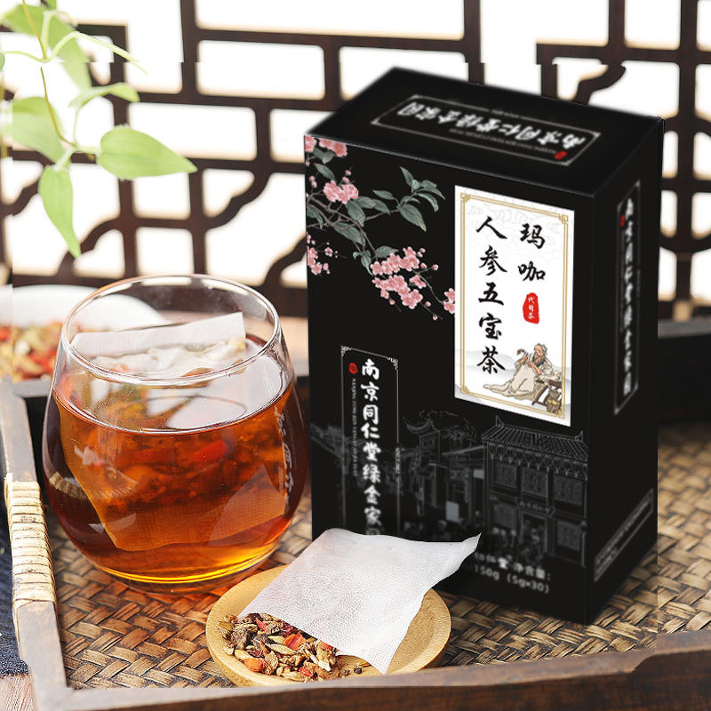 南京同仁堂瑪咖人參五寶茶oem代加工