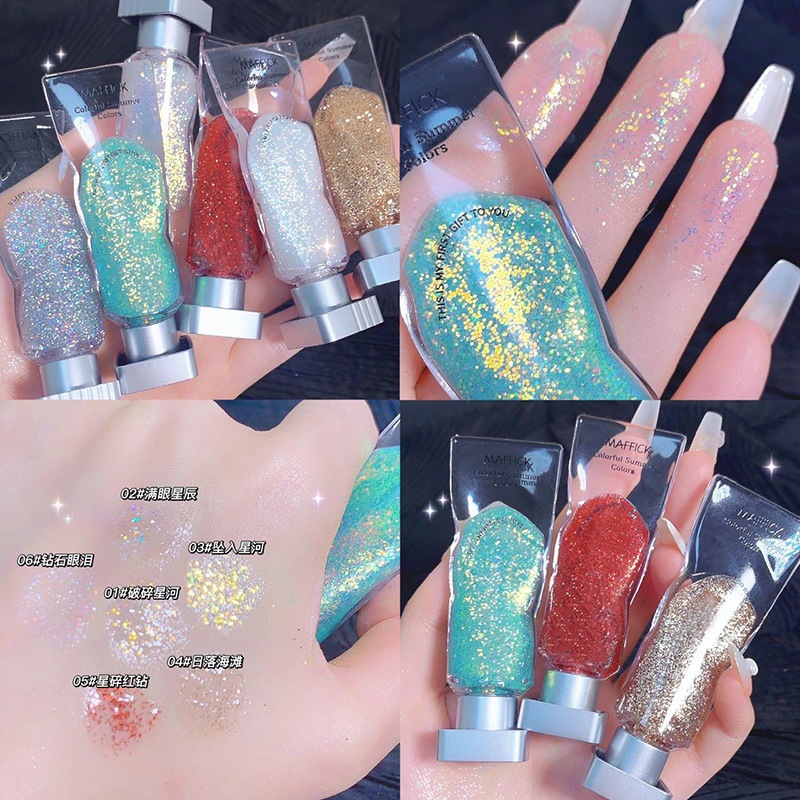 冰塊液體眼影液鉆石白碎鉆液體眼影oem代加工