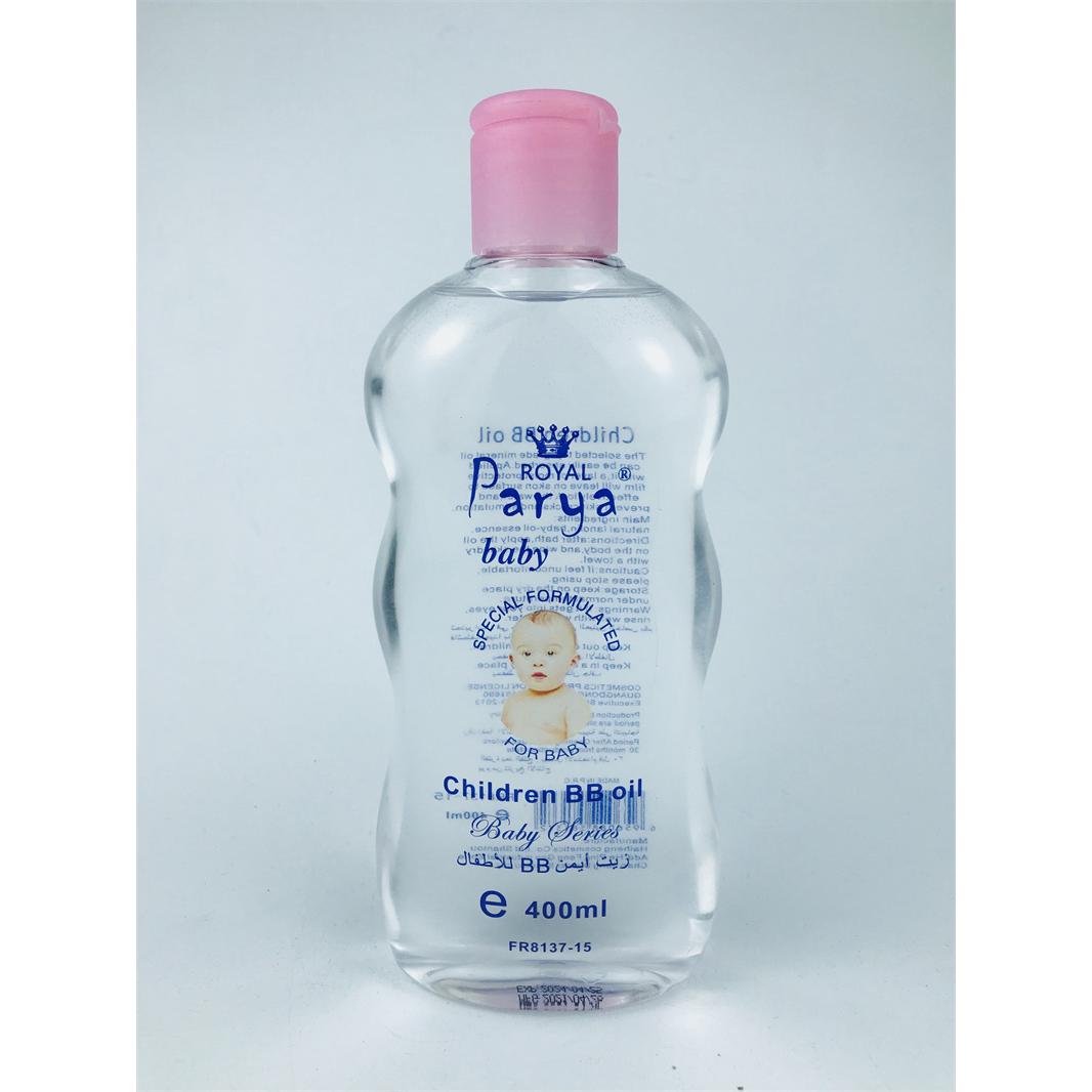 廠家批發外貿英文出口寶寶潤膚油按摩BB油推拿兒童Baby oil 400mlOEM代加工