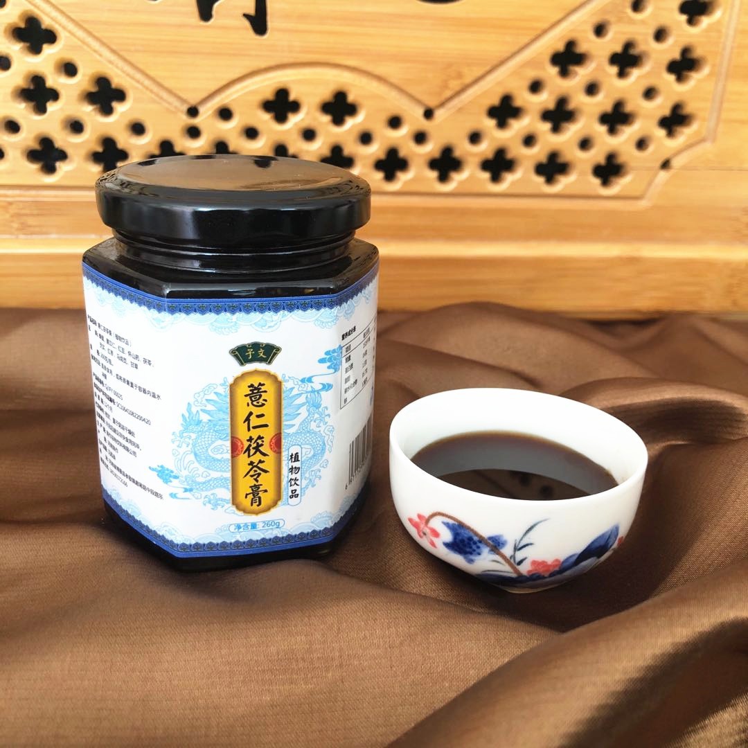 茯濕膏250克伏濕膏非勾兌薏仁茯苓膏紅豆薏米 批發一件代發OEM代加工