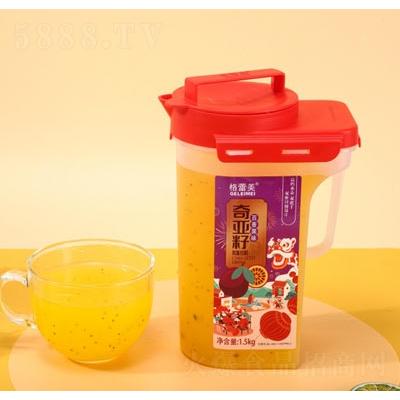 格蕾美復合果汁飲料招商奇亞籽百香果汁1.5kgOEM代加工