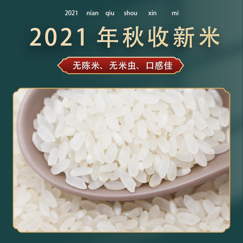 5kg五常大米東北大米長粒香新米 2021年新米長粒米粳米超長5斤OEM代加工