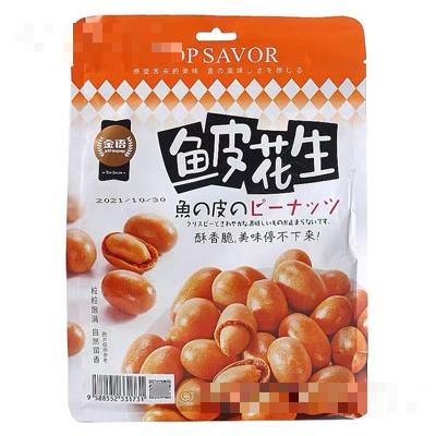 金語(yǔ)魚皮花生休閑炒貨食品152g