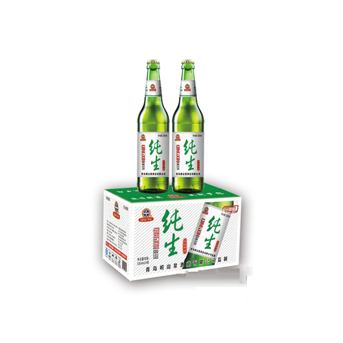 嶗山泉啤酒330ml條紋純生.jpg