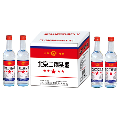 大紅門永定河北京二鍋頭酒56°500ml×12清香型白酒.jpg