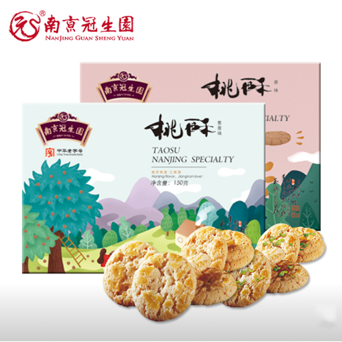 南京冠生園特產(chǎn)蛋黃酥餡餅牛軋鴨油酥桃酥狀元糖2.png