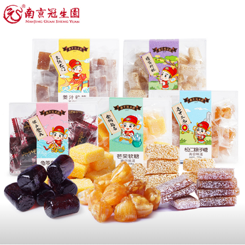 南京冠生園特產(chǎn)蛋黃酥餡餅牛軋鴨油酥桃酥狀元糖4.png