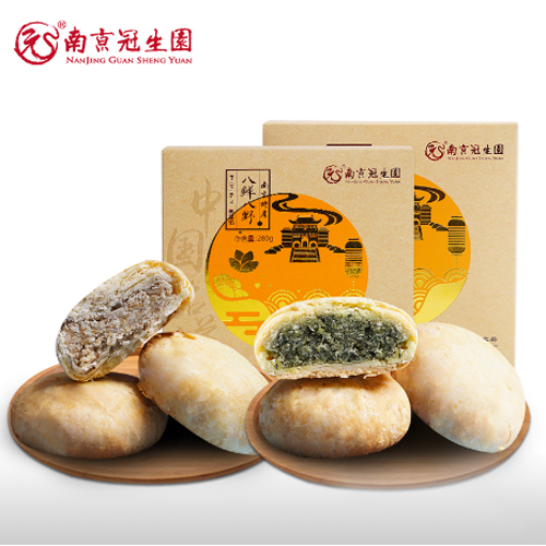 南京冠生園特產豬肉脯鴨油酥玉米餅八鮮八野蜂蜜1.png