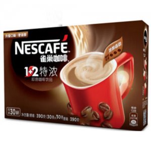 雀巢1+2特濃速溶咖啡飲品