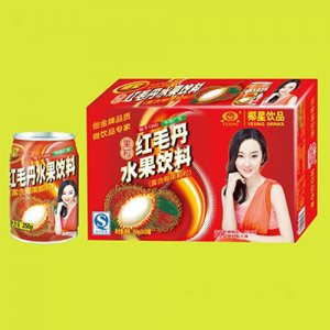 椰星紅毛丹水果飲料