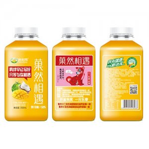 發財雨菓然相遇芒果蘋果椰子復合果汁350ml