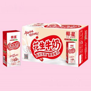 椰星花生牛奶