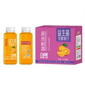 發財雨益生菌發酵果汁鮮橙汁1.2Lx8瓶