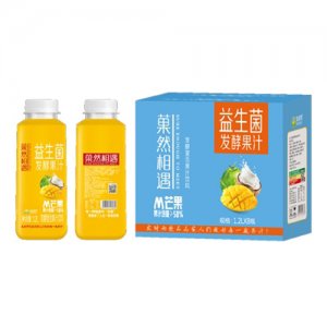 發財雨益生菌發酵果汁芒果汁1.2L8瓶