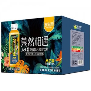 發財雨菓然相遇益生菌發酵芒果汁460mlx15
