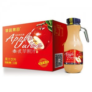 翠蔬果園泰式蘋果汁果汁飲料1Lx6瓶.