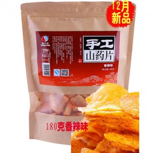 順天緣手工山藥片香辣味180g1