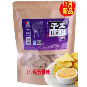 順天緣手工山藥片五香味180g2