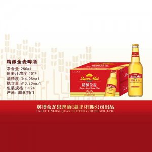 金龍泉精釀全麥啤酒250ml箱裝