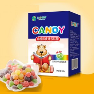 山楂陳皮味樂軟糖盒裝168g
