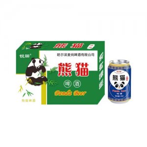 銳田熊貓啤酒320ml綠箱