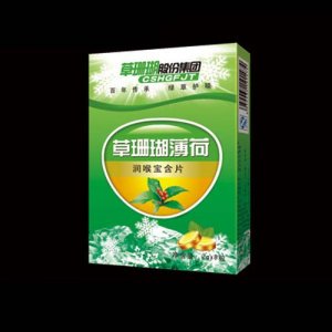 紙盒16g裝(冰山)草珊瑚薄荷含片