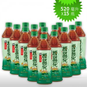 正大板藍花果糖涼茶520ml