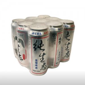 藍翎純生態(tài)啤酒500ml.9聽