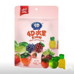 阿麥斯4D水果果汁軟糖72g