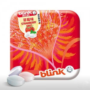 BLINK冰力克果粉薄荷糖（草莓味）
