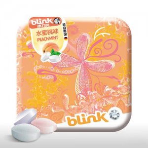 BLINK冰力克果粉薄荷糖（水蜜桃味）