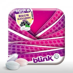 BLINK冰力克果粉薄荷糖（黑加侖味）