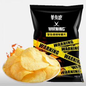 爆辣味薯片
