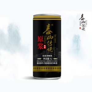 泰山傳說原漿黑啤酒1L桶