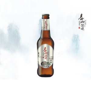 泰山傳說原漿白啤酒500ml瓶裝