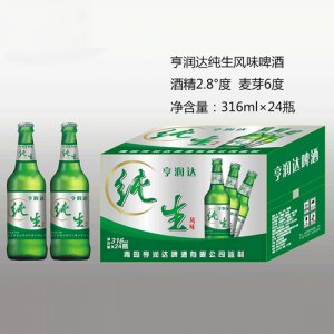 亨潤達純生風味啤酒2.8°316ml