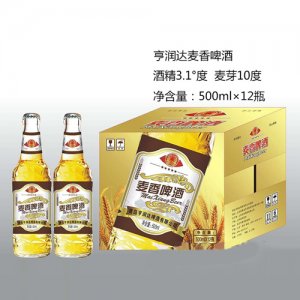 亨潤達麥香啤酒3.1°500ml