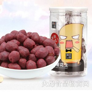 果然U品紫薯花生罐裝