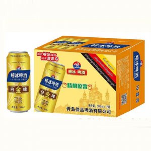 嶗冰啤酒原漿白金啤